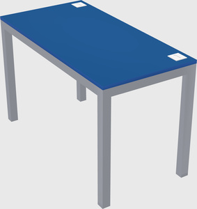 Rectangular desk