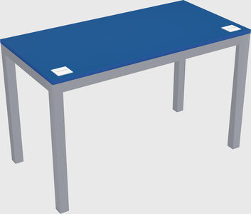 Rectangular desk
