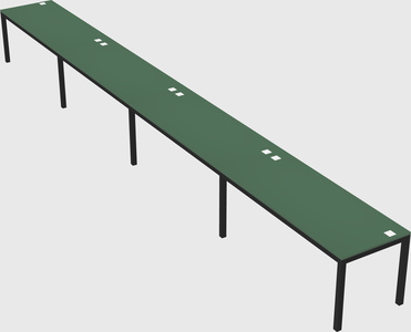 Rectangular desk