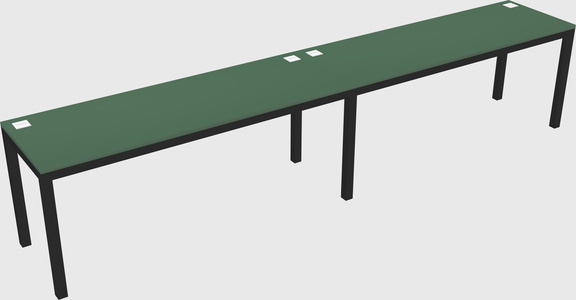 Rectangular desk