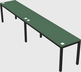 Rectangular desk