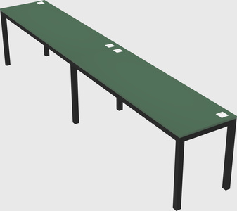 Rectangular desk