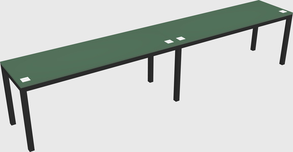 Rectangular desk