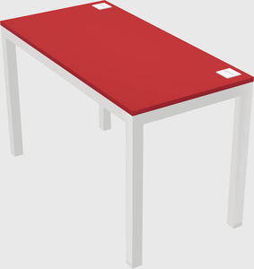 Rectangular desk