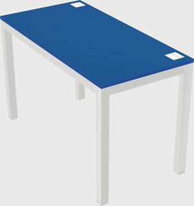 Rectangular desk