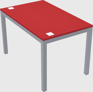 Rectangular desk