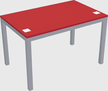 Rectangular desk