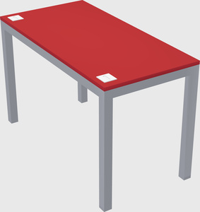 Rectangular desk