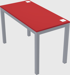 Rectangular desk