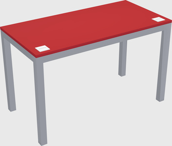 Rectangular desk