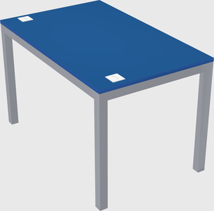 Rectangular desk
