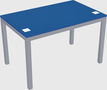 Rectangular desk