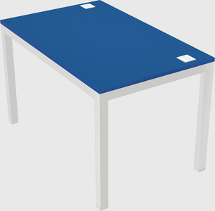 Rectangular desk