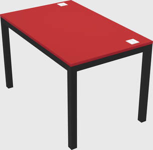 Rectangular desk