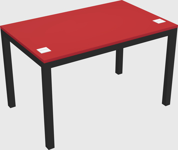 Rectangular desk