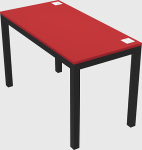 Rectangular desk