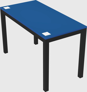 Rectangular desk