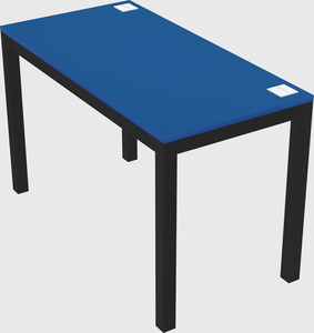 Rectangular desk