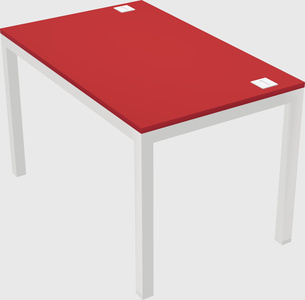 Rectangular desk