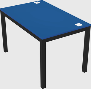 Rectangular desk