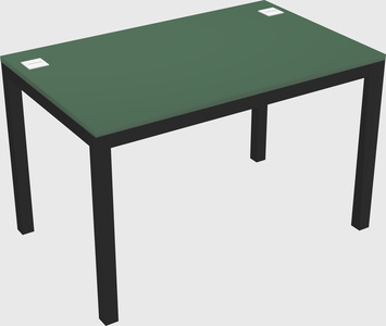 Rectangular desk