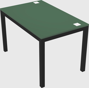 Rectangular desk