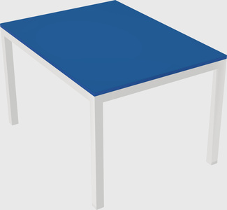 Rectangular desk