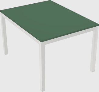 Rectangular desk