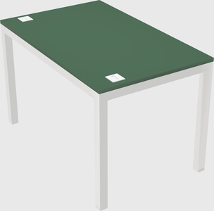 Rectangular desk