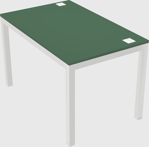 Rectangular desk