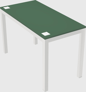 Rectangular desk