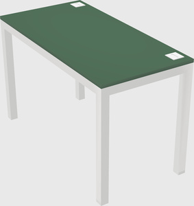 Rectangular desk
