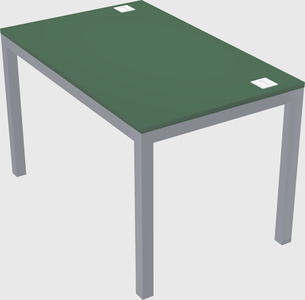 Rectangular desk
