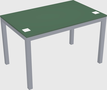 Rectangular desk