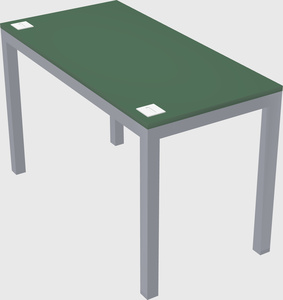 Rectangular desk