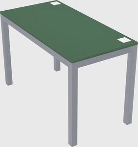 Rectangular desk
