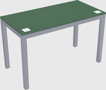 Rectangular desk