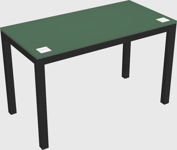 Rectangular desk