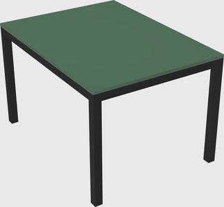 Rectangular desk