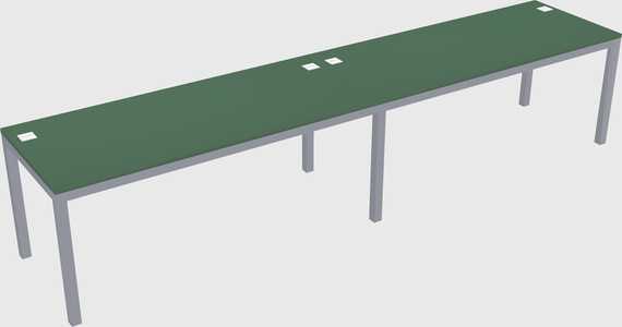 Rectangular desk