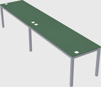 Rectangular desk