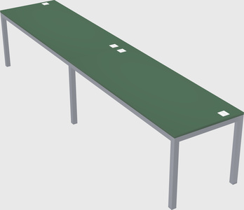 Rectangular desk