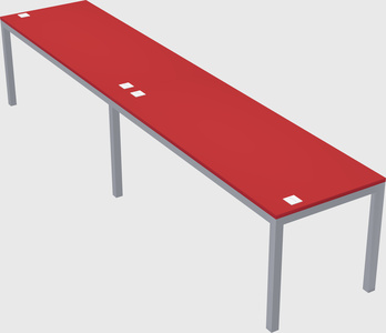 Rectangular desk