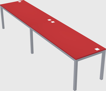 Rectangular desk