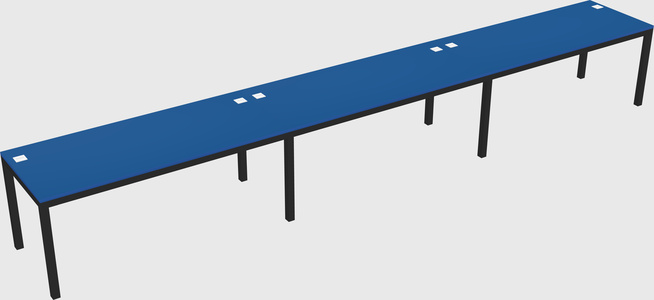 Rectangular desk