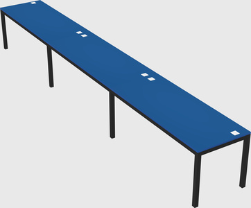 Rectangular desk