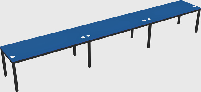Rectangular desk