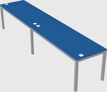 Rectangular desk