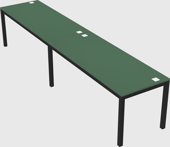 Rectangular desk