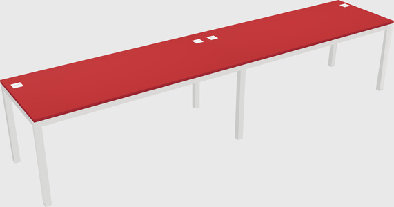 Rectangular desk